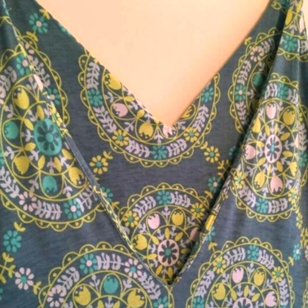 TIGERLILY Hungarian Aegean Turquoise Green Stretch Slip Midi Dress RRP$170 - Picture 11 of 11